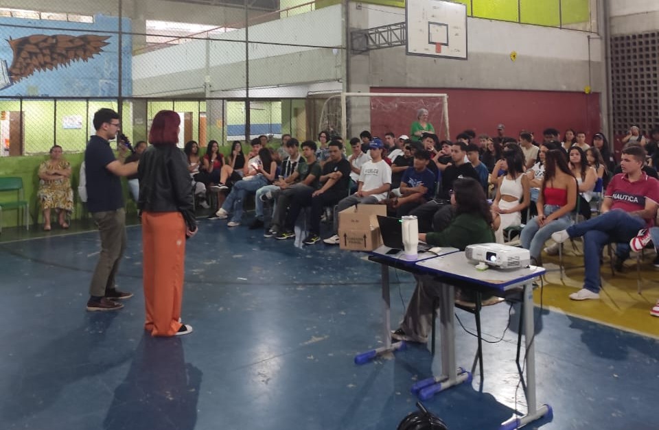 JuntOz visita alunos do 2º e 3º ano da Escola Jardim Santa Maria lll