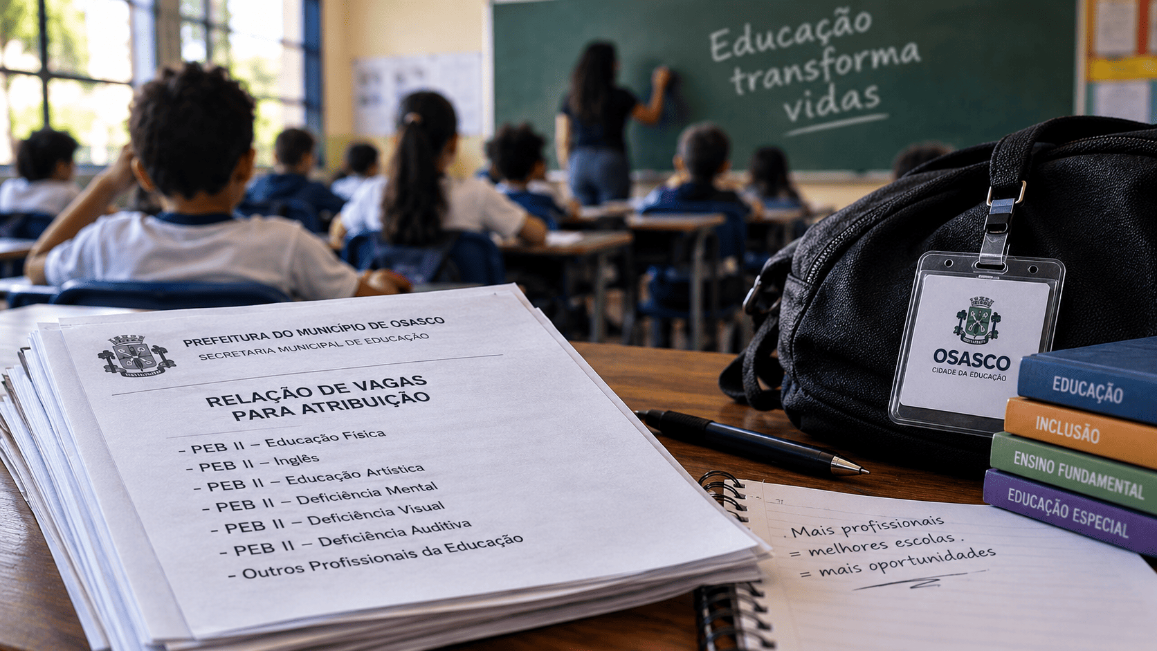 PROFESSORES SÃO CONVOCADOS, MAS NOVAS VAGAS CONTINUAM APARECENDO: O QUE ESTÁ ACONTECENDO NA EDUCAÇÃO DE OSASCO?